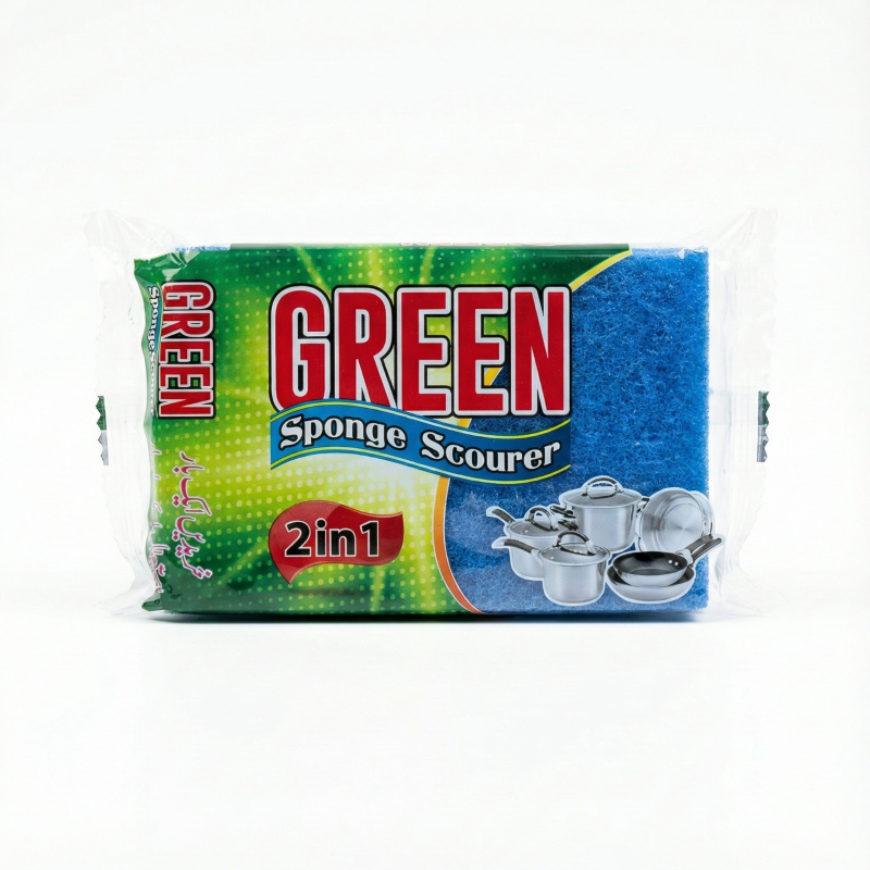 Green Sponge Scourer